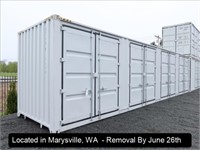 40'X8'x9' 6" HIGH CUBE SHIPPING CONTAINER W/(4)