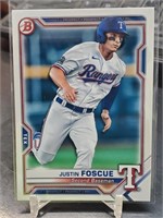 Justin Foscue 2021 Bowman Prospects