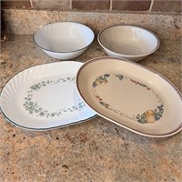 Correlle Platters & Bowls