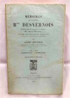 Paperback Of Memories Du General Bon Desvernois By