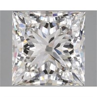 Igi Certified Princess Cut 4.51ct Vs2 Lab Diamond