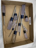 MISC CLEAR HANDLE SCREWDRIVERS