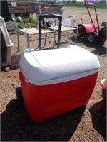 Igloo Rolling Poly Cooler - 21"Wx14"Dx30"H