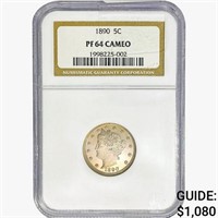 1890 Liberty Victory Nickel NGC PF64 Cameo