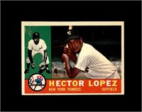 1960 Topps #163 Hector Lopez EX to EX-MT+