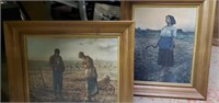 2 framed art pictures