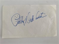 Actress Patty Duke Aston  signature