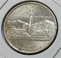 2007 P. Utah quarter