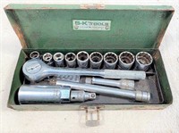 1/2 socket set- not all SK