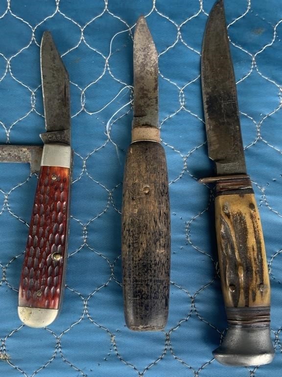3 knives- Case, Germany