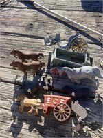 Lot of Cast Iron Toys (Some Need Repair)
