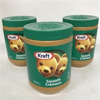 3 PCS OF 2 KG KRAFT SMOOTH PEANUT BUTTER BB OCT