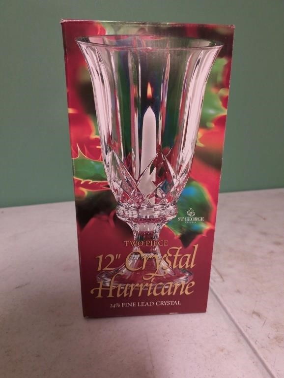12" crystal hurricane in box