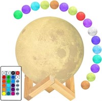 Moon Lamp Galaxy 5.9 in  16 Colors LED Light