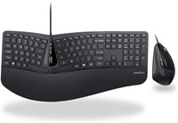 Ergonomic Split Keyboard and Vertical Mouse Combo