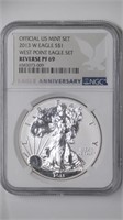 2013-W ASE Silver Eagle NGC Reverse PF69