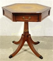 Duncan Phyfe style six sided mahogany table