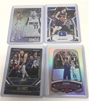 Lot of 4 Panini Luka Doncic Basketball Cards