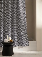 Geometric pattern shower curtain-71" x 71"