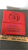 Titonka Centennial cook book & cook book