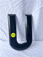 18'' Black Porcelain "U"