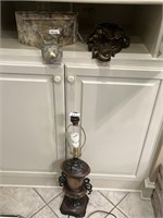 2 - Wall Shelves & Decorative Table lamp