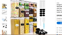 Airtight Food Storage Containers Set, 16PCS