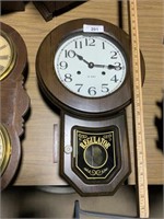 Vintage wall clock, 31 day regulator