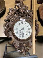 Vintage ornate A Bonin German clock