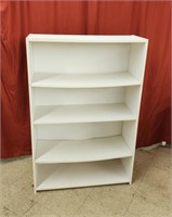 White Book Shelf - Measures 32"x11.5"x48"