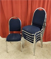 Set of 6 Stacking Chairs