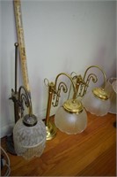Three Electric Lamps