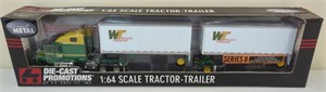 DCP Freightliner Wallace Trans. Doubles NIB 1/64