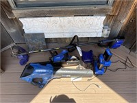 Kobalt 40v tool set with chain saw & more