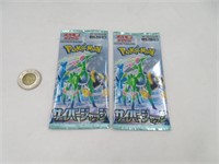 2 pack de cartes Pokémon Japonaise