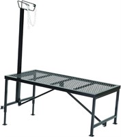 Livestock Steel Trim Stand - Adjustable Black