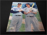 MICKEY MANTLE BILLY MARTIN SIGNED 8X10 PHOTO