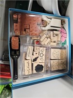 Box of stamp crafting