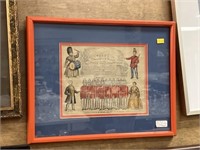 Framed Rifle Volunteers Print