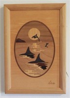 “Orcas Moondance” Hudson River Marquetry