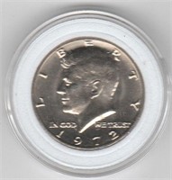Brilliant Uncirculated 1972 P Kennedy Half Dollar
