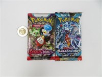 2 pack neufs de cartes Pokémon