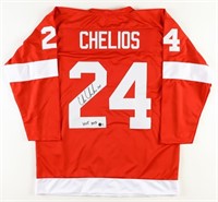 Chris Chelios Signed Jersey Inscribed "HOF 2013"