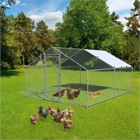 HBlife Large Metal Chicken Coop with Anti-Uv
