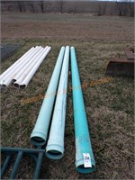3 pieces of 6 inch sewer pipe