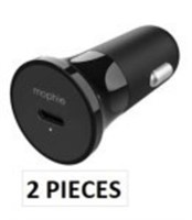 (SEALED) 2 PIECES MOPHIE 18W USB-C PD CAR CHARGER