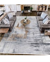 $200 Mordern Soft Abstract Distressed Area Rug
