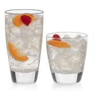 Libbey Classic 16Pc Glass Tumbler & Rocks Set $40