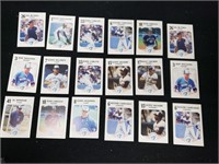 (18) 1989 TORONTO BLUE JAYS CARDS