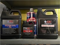 Ester cool oil, PAG 46 vacuum pump oil & AC flush